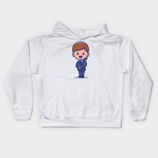 Cute Stewardess Kids Hoodie